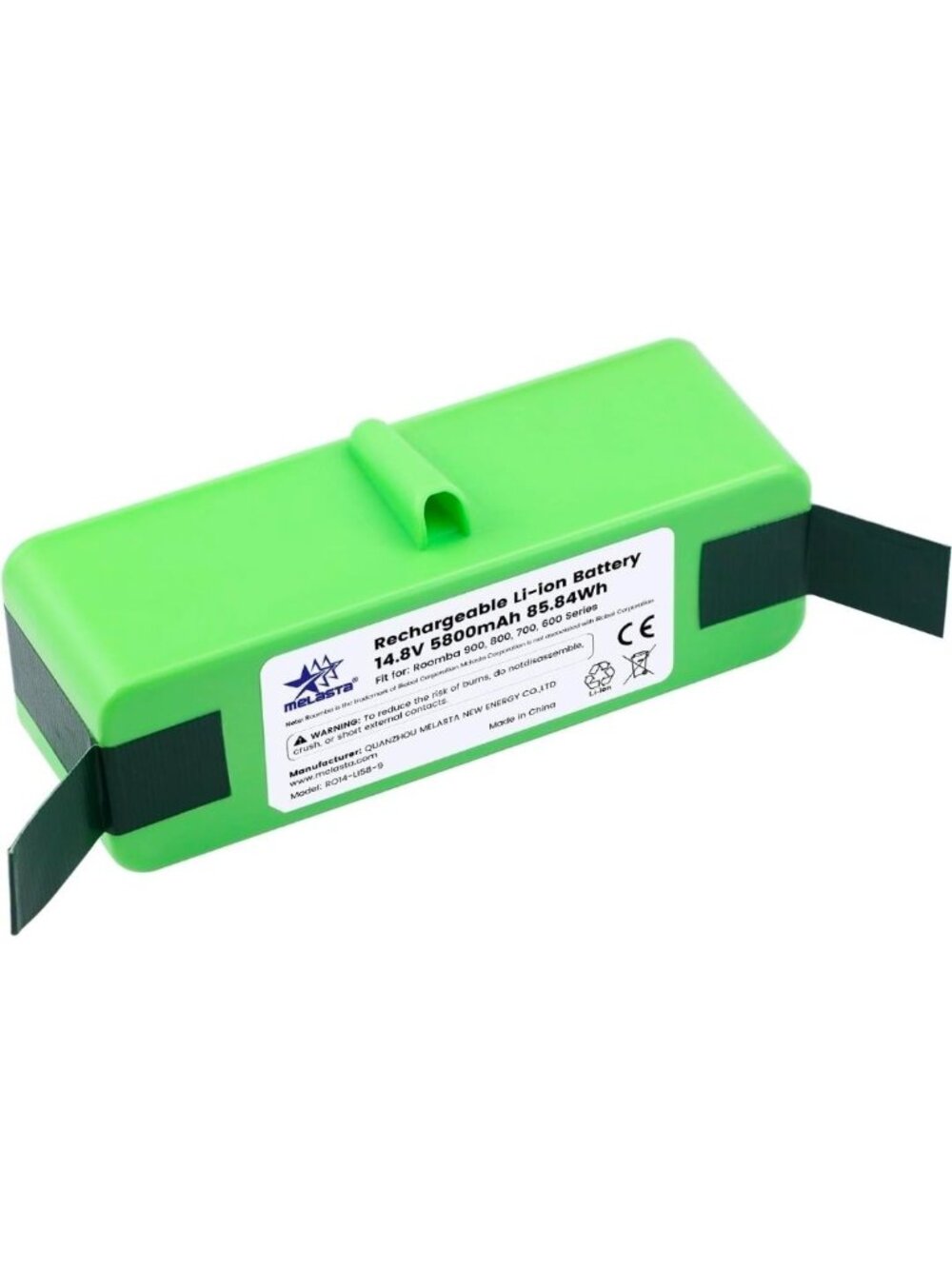 melasta 14.8V 5800mAh Li-ion Battery for iRobot Roomba 500-900 Series